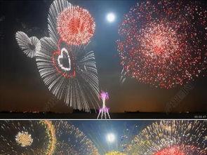 爱心烟花视频,点亮夜空浪漫瞬间